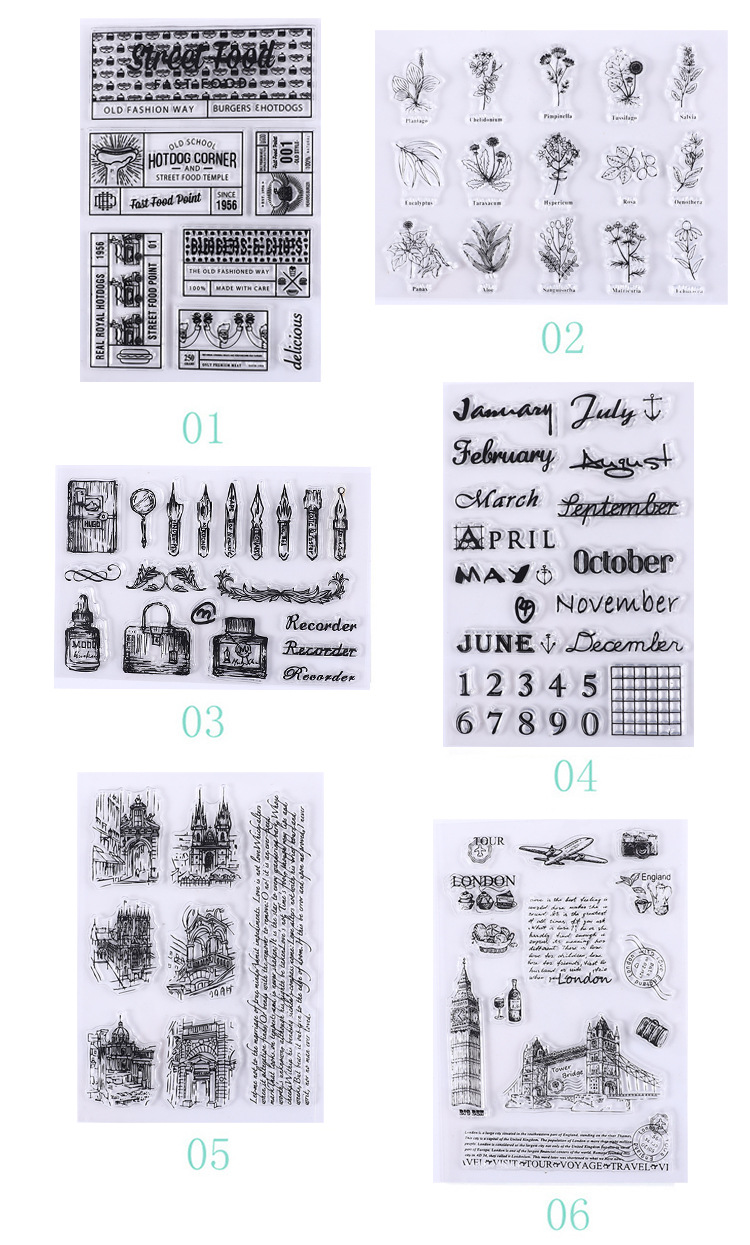 Clear Silicone Stamps For Card Making - 1pc Clear Stamp Transparent Silicone Stamp