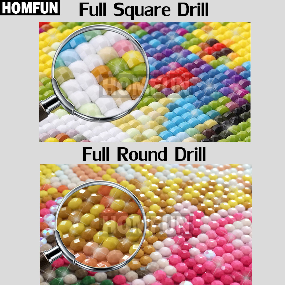 HOMFUN 5D Diamond Painting Ful - 5D Diamond Painting Kit Full Drill recension och pris