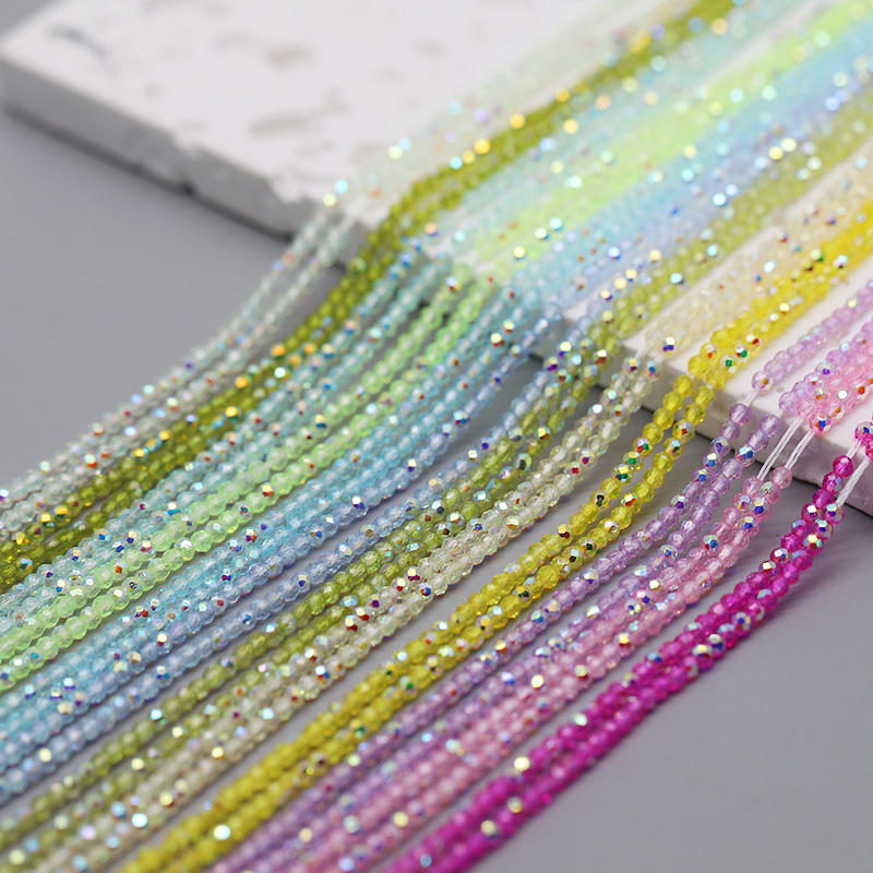 2mm (2 strand 370pcs) Color Cr - Glass Seed Beads 2Mm Jewelry Making recension och pris