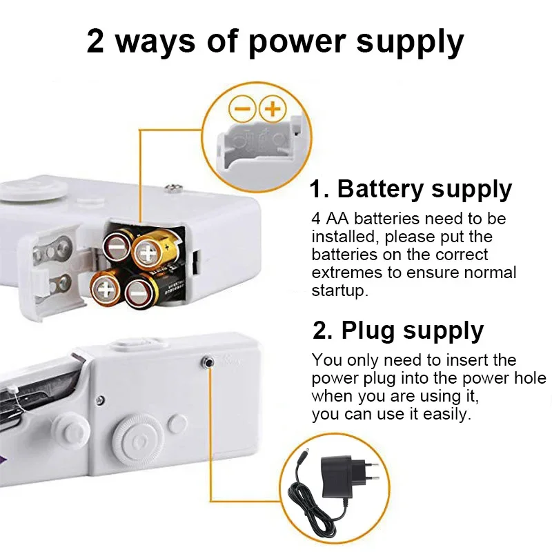 Portable Sewing Machine Manual - Mini Electric Sewing Machine Handheld recension och pris