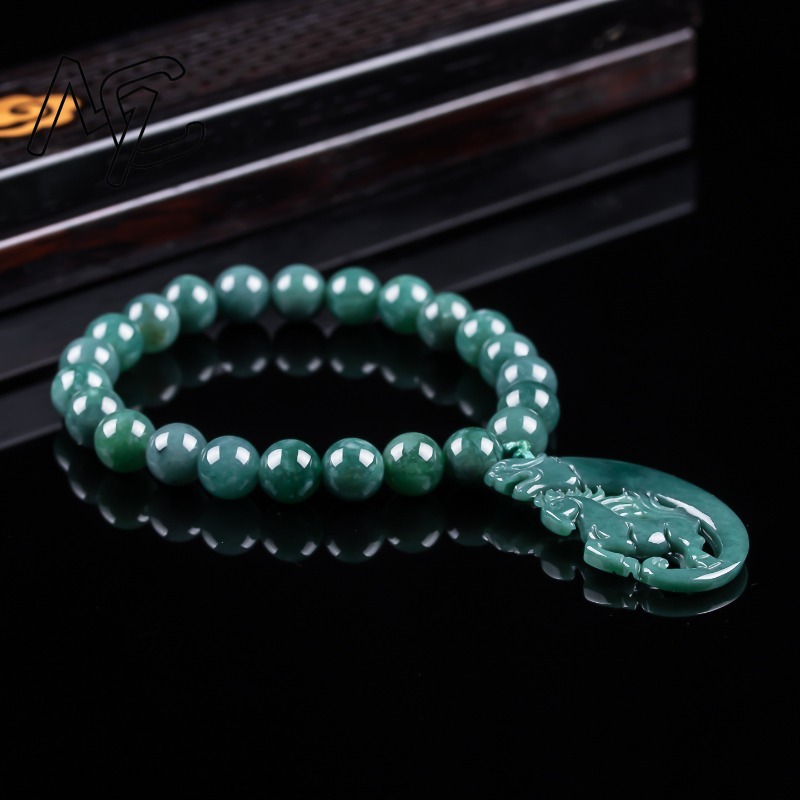 Natural Jadeite Blue Water Zod - Beading recension och pris