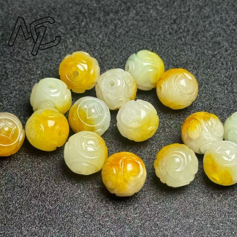 5pcs Natural Yellow Emerald Ja - Beading recension och pris