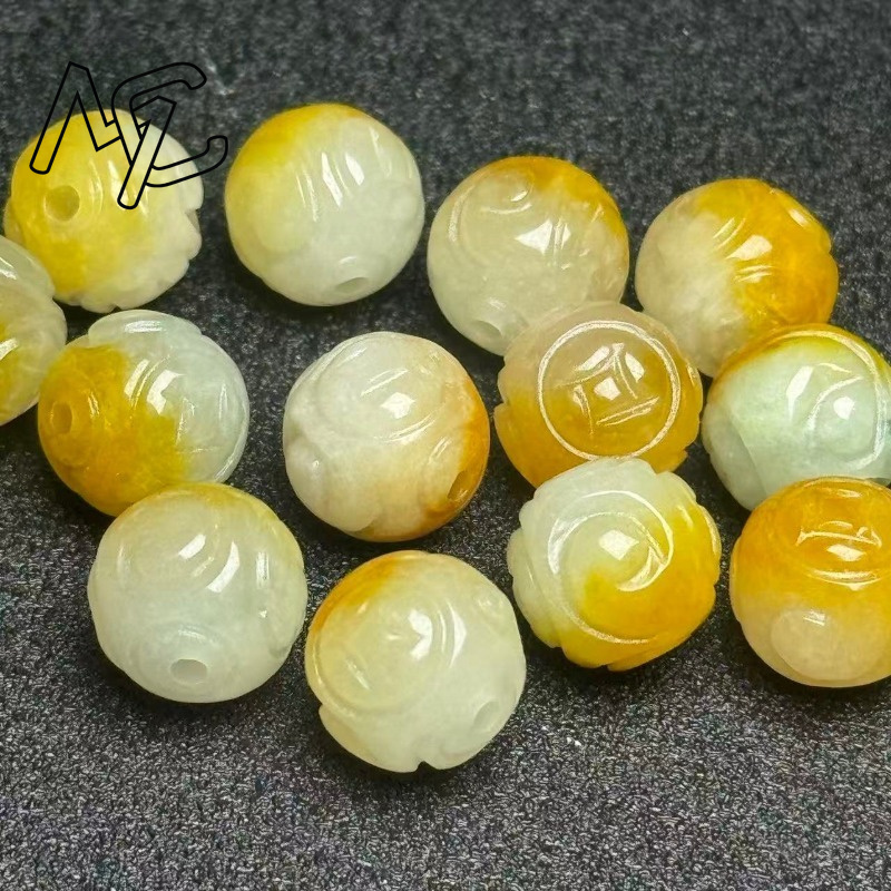 5pcs Natural Yellow Emerald Ja - Beading recension och pris