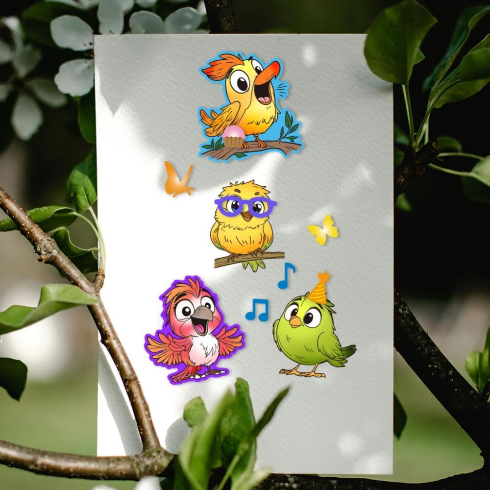 Funny Bird Clear Stamps for Sc - Clear Silicone Stamps For Card Making recension och pris