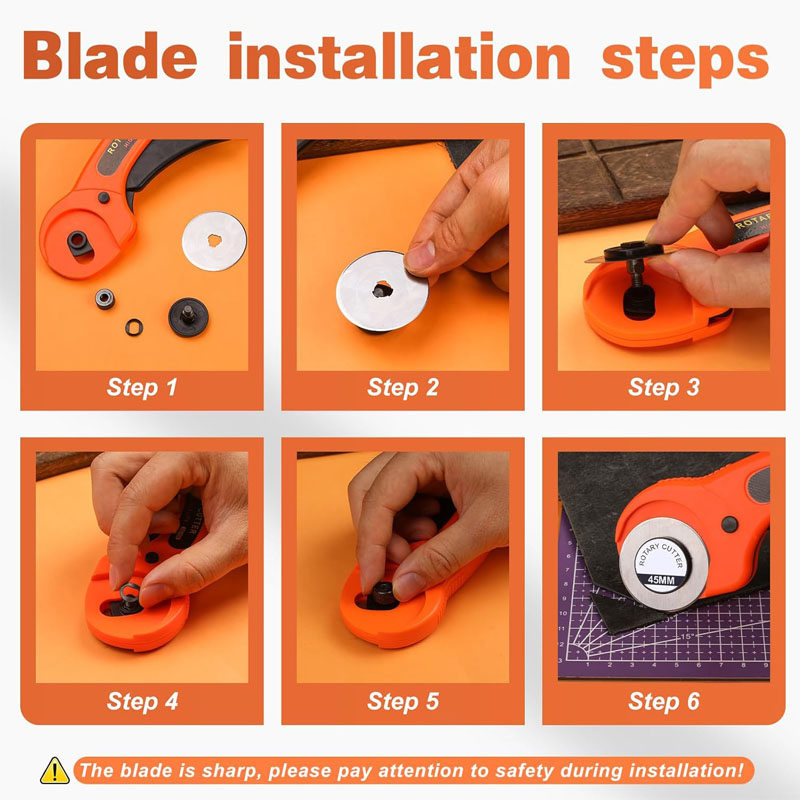 Fabric Rotary Cutter 45mm Blad - Rotary Cutter For Fabric 45Mm recension och pris