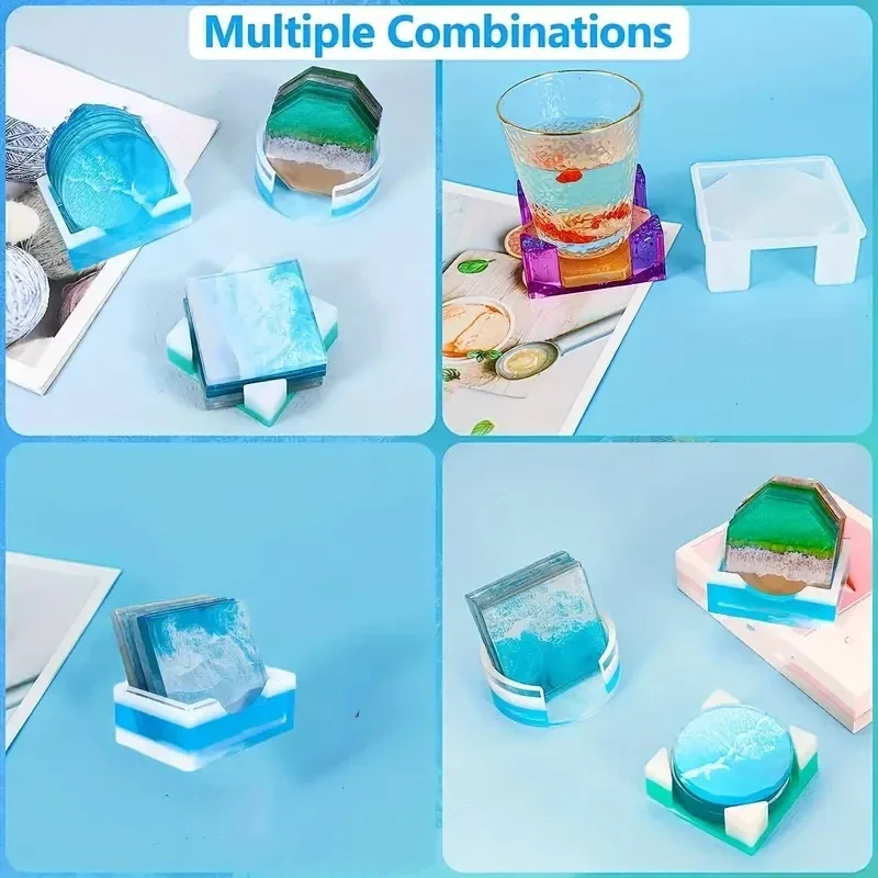 5Pcs/Set DlY Epoxy Resin Cup C - Silicone Epoxy Resin Molds Set recension och pris