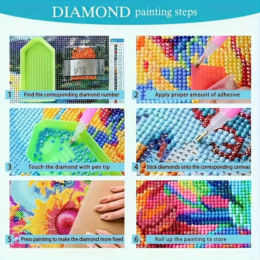 Cartoon Happy Old Couple 5D Fu - 5D Diamond Painting Kit Full Drill recension och pris