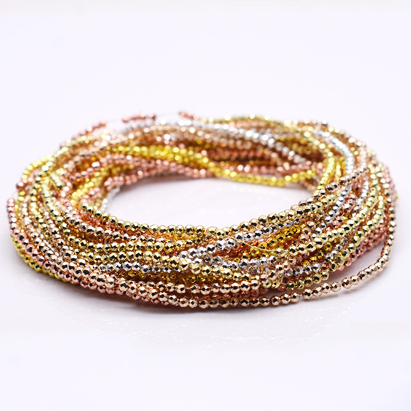 2mm 200pcs Gold Color Crystal  - Glass Seed Beads 2Mm Jewelry Making recension och pris