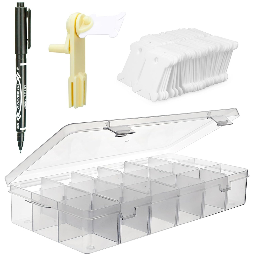 Embroidery Floss Organizer 18  - Cotton Embroidery Thread Skeins recension och pris