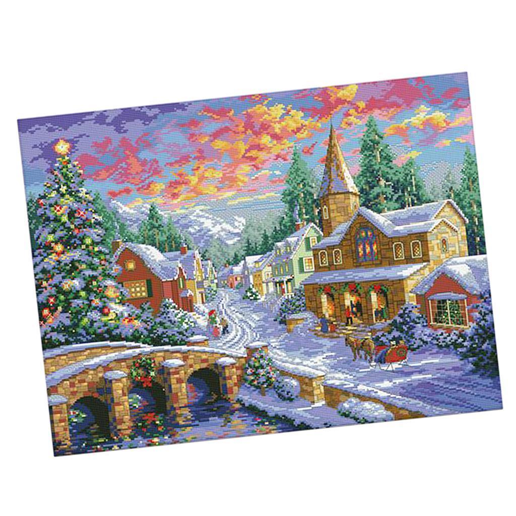 DIY Needlework Craft Stamped C - Cross Stitch Stamped Kits Beginners recension och pris