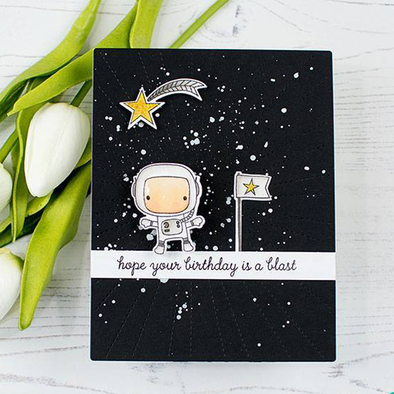 Astronaut In Space Transparent - Clear Silicone Stamps For Card Making recension och pris