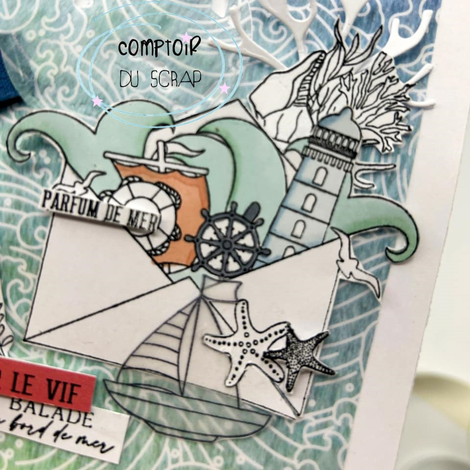 Coastal Travel Clear Stamps an - Clear Silicone Stamps For Card Making recension och pris