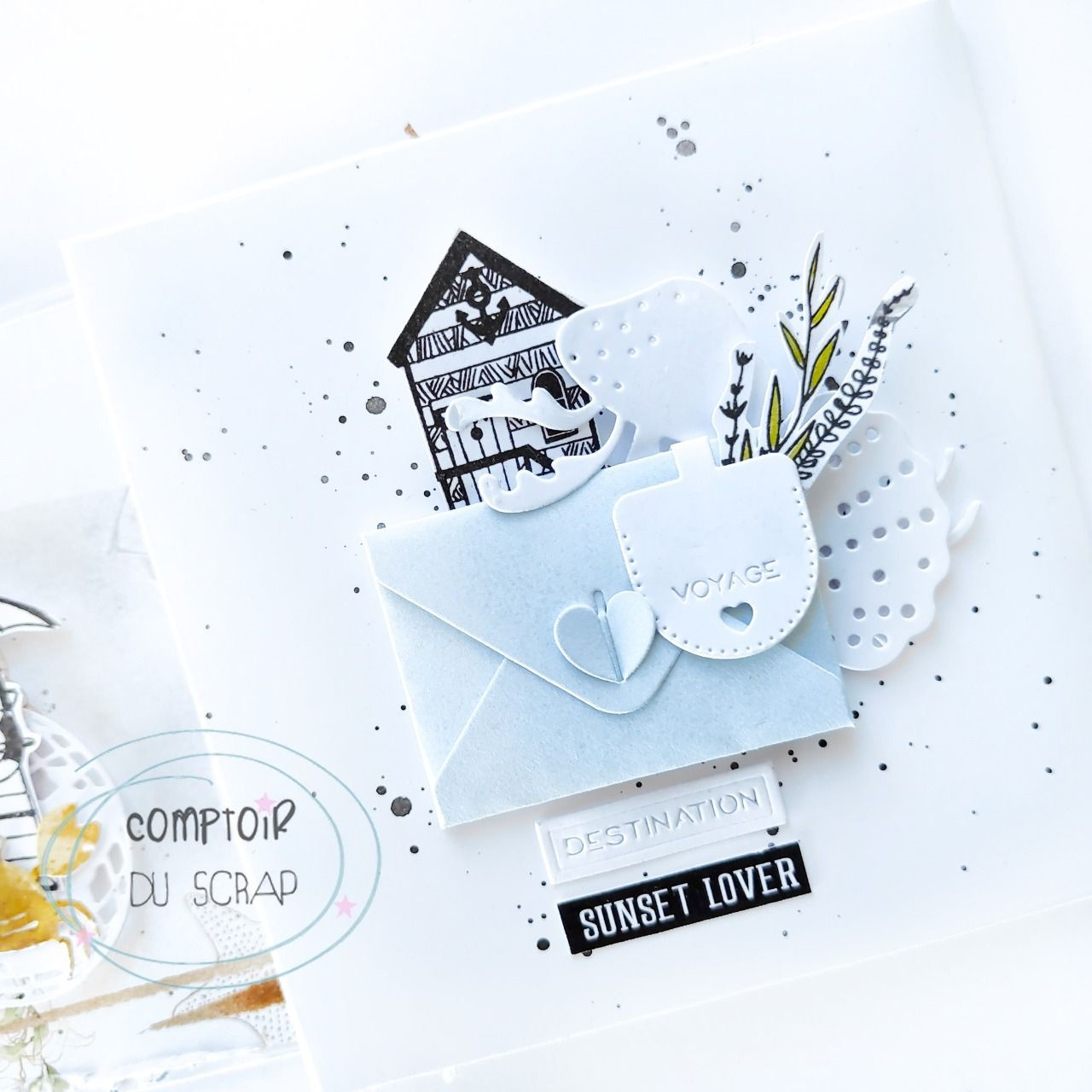 Coastal Travel Clear Stamps an - Clear Silicone Stamps For Card Making recension och pris