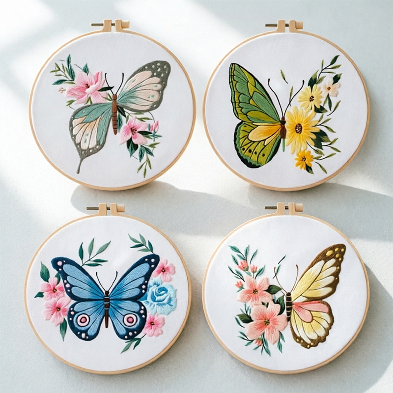1pc 20X20CM 7.87 inch Embroide - Embroidery recension och pris