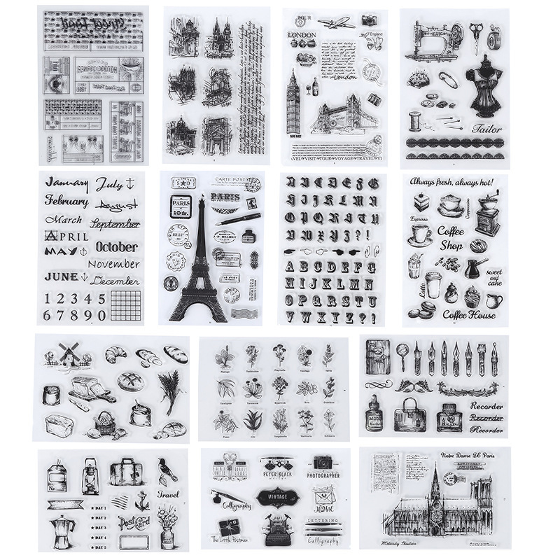 1pc Clear Stamp Transparent Si - Clear Silicone Stamps For Card Making recension och pris
