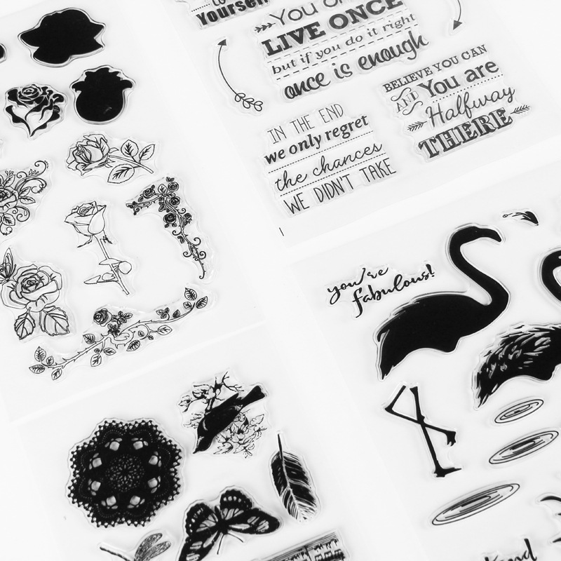 1pc Clear Stamp Transparent Si - Clear Silicone Stamps For Card Making recension och pris