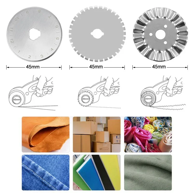 45MM Roller Wheel Knife Cloth  - Rotary Cutter For Fabric 45Mm recension och pris