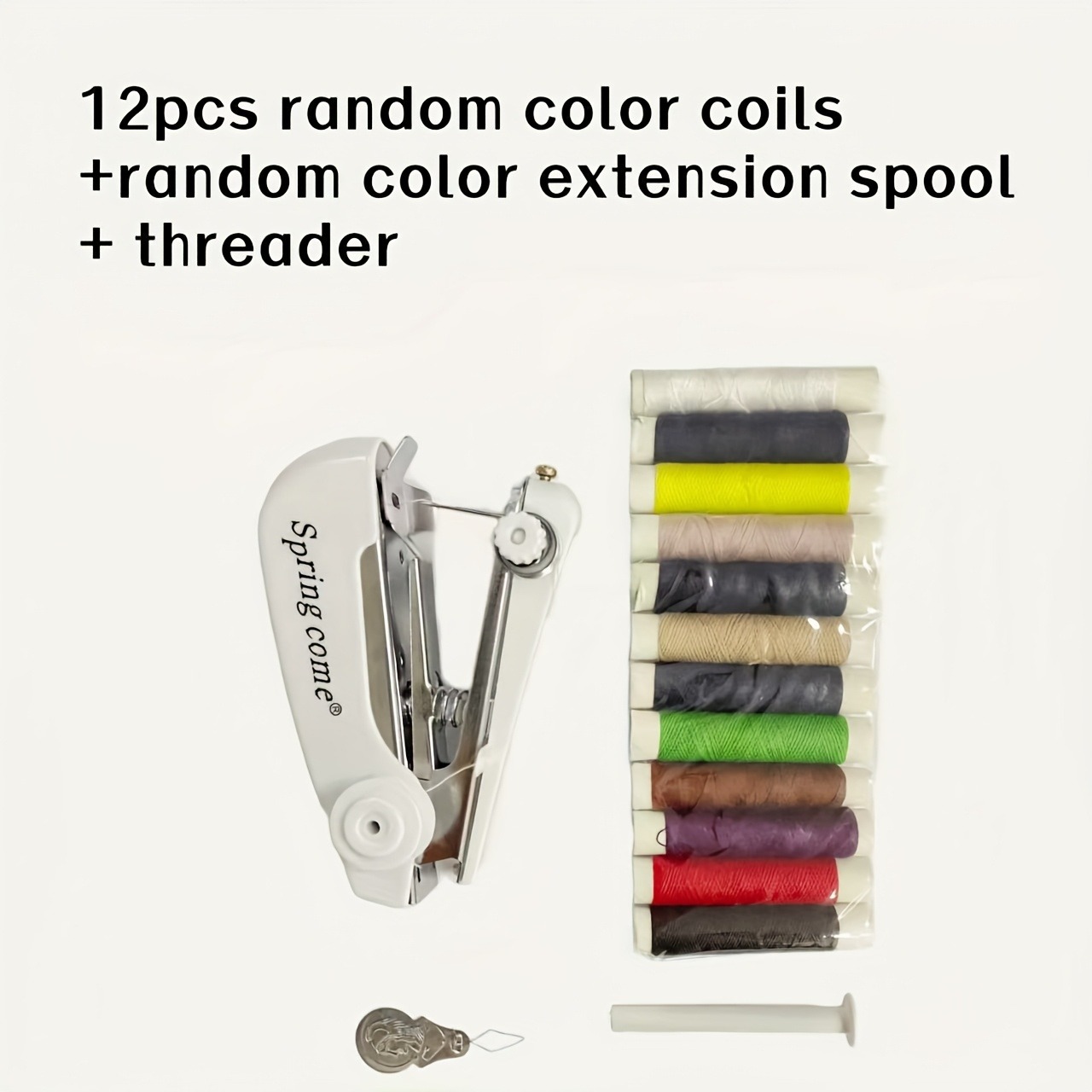 1pc White Portable Mini Sewing - Mini Electric Sewing Machine Handheld recension och pris