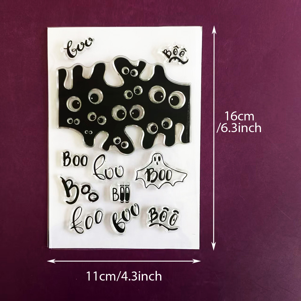 Halloween Clear Silicone Sta - Clear Silicone Stamps For Card Making recension och pris