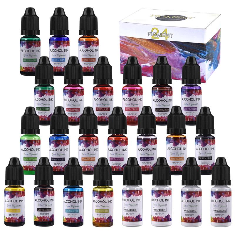Epoxy Resin Pigments Kit DIY C - Silicone Epoxy Resin Molds Set recension och pris