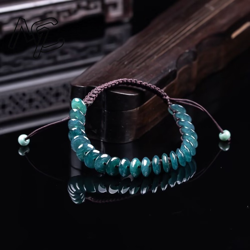 Natural Real Emerald Blue Wate - Beading recension och pris
