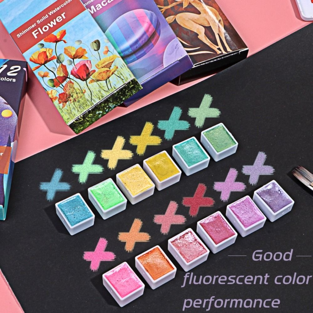 Portable Solid Watercolor Pain - Watercolor Paint Set Solid Pigment recension och pris