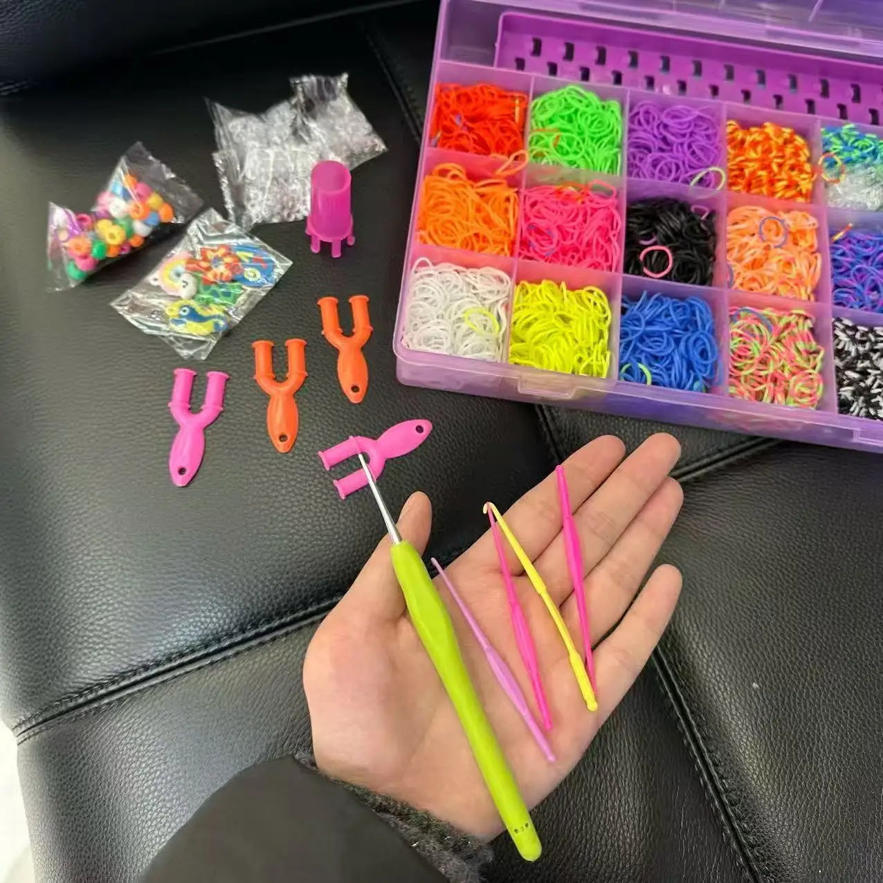 4800 Loom Bands Kit, Rubber Ba - Beading recension och pris