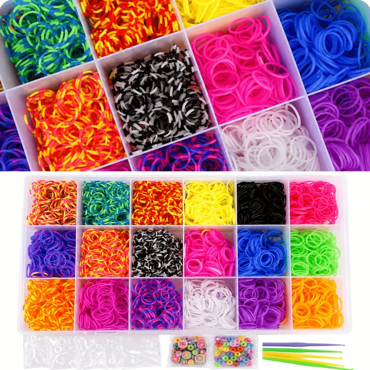 4800 Loom Bands Kit, Rubber Ba - Beading recension och pris