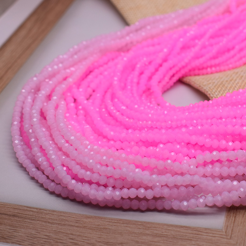 Bright peach pink 1 2 3 4 6 8m - Glass Seed Beads 2Mm Jewelry Making recension och pris