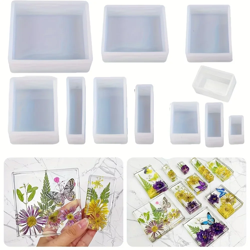 11Pcs/Set Epoxy Resin Silicone - Silicone Epoxy Resin Molds Set recension och pris