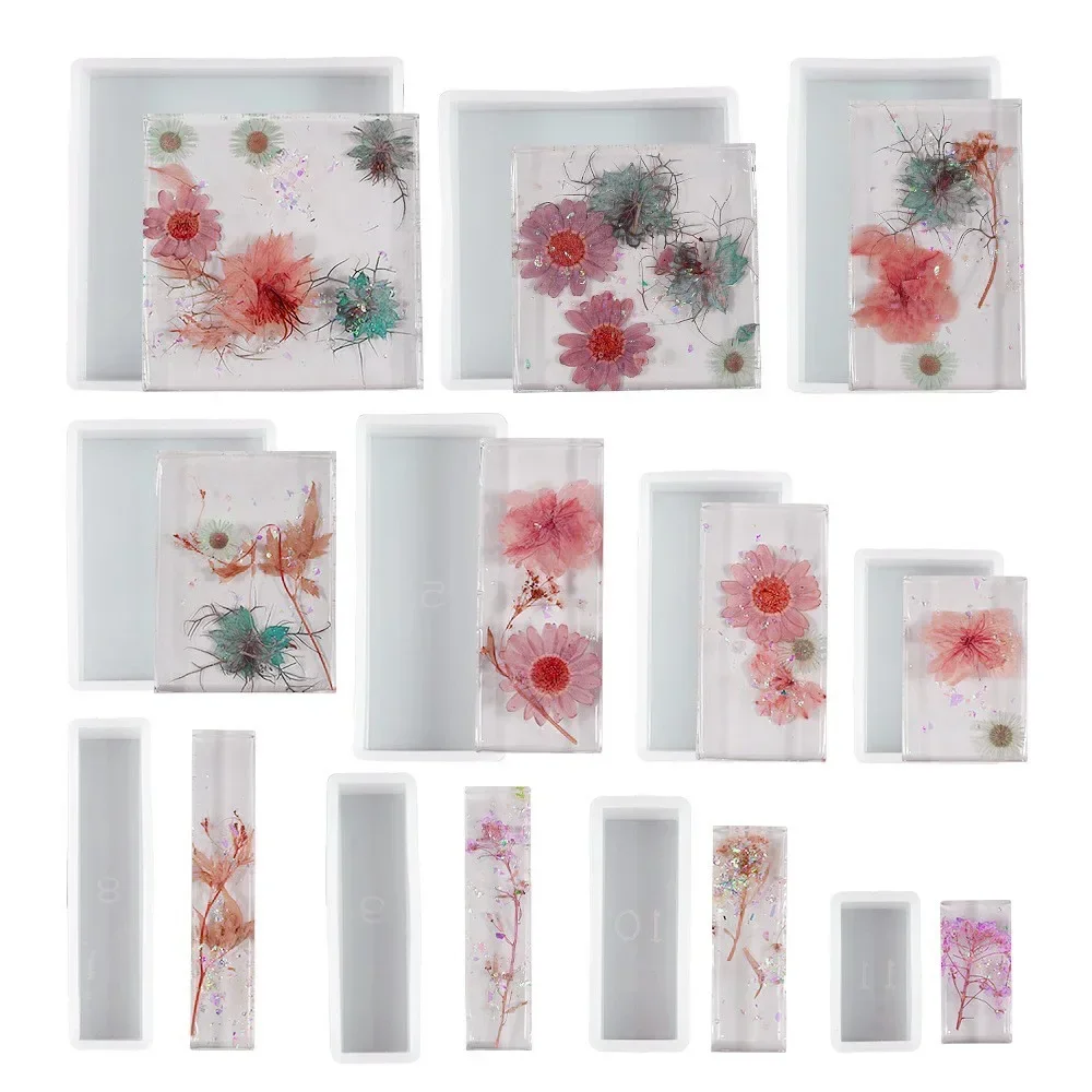11Pcs/Set Epoxy Resin Silicone - Silicone Epoxy Resin Molds Set recension och pris