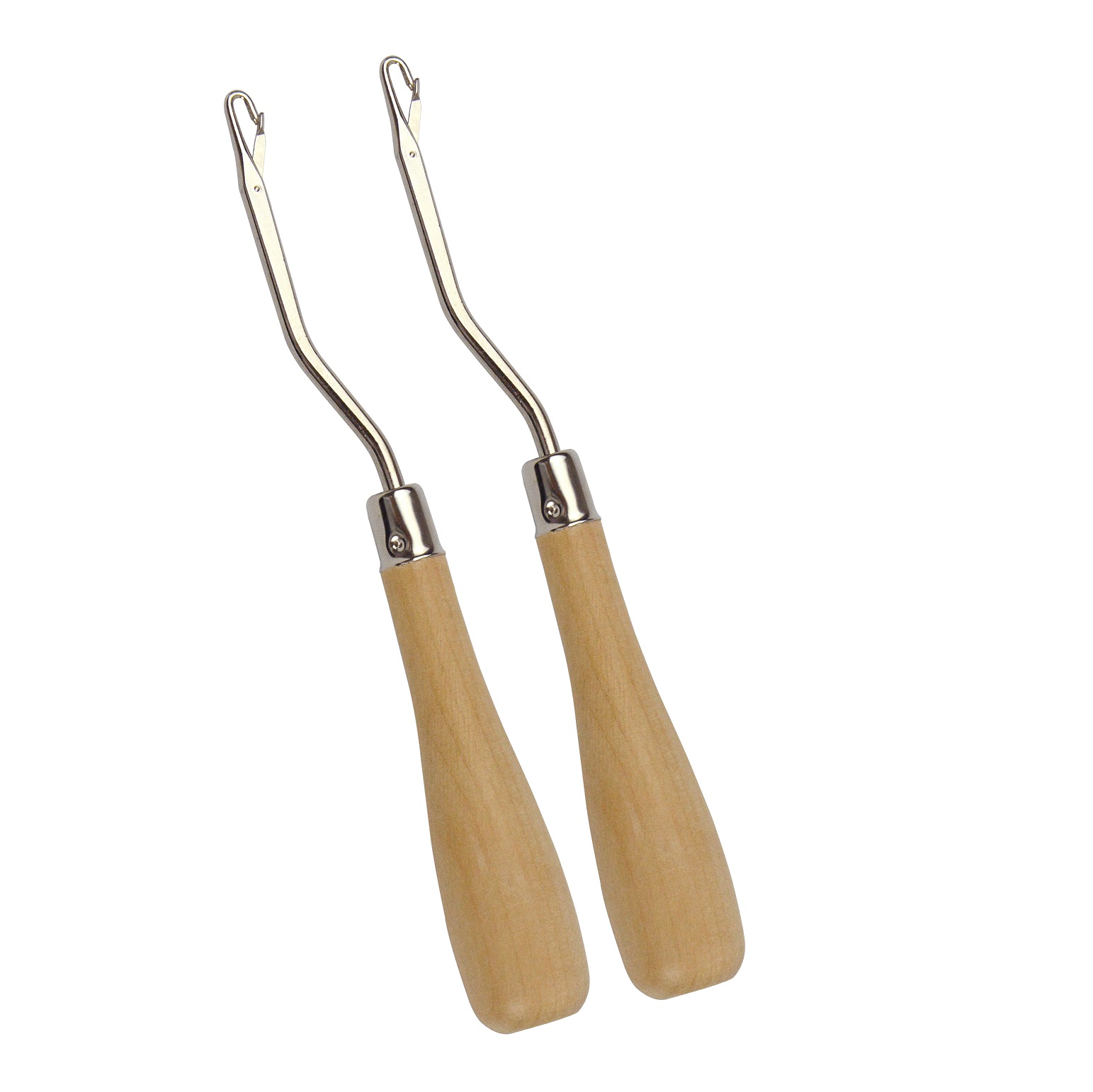 2Pcs Latch Crochet Hook Needle - Wooden Crochet Hooks Ergonomic Handle recension och pris