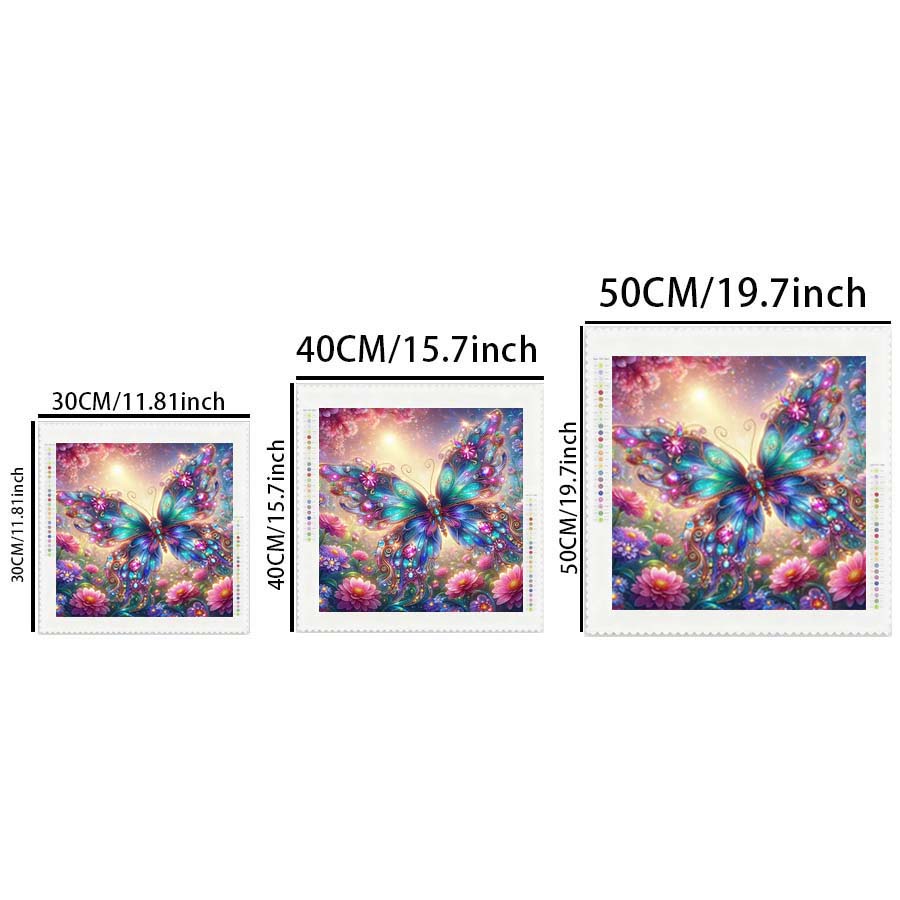 1 piece 5D DIY flocking cloth, - 5D Diamond Painting Kit Full Drill recension och pris