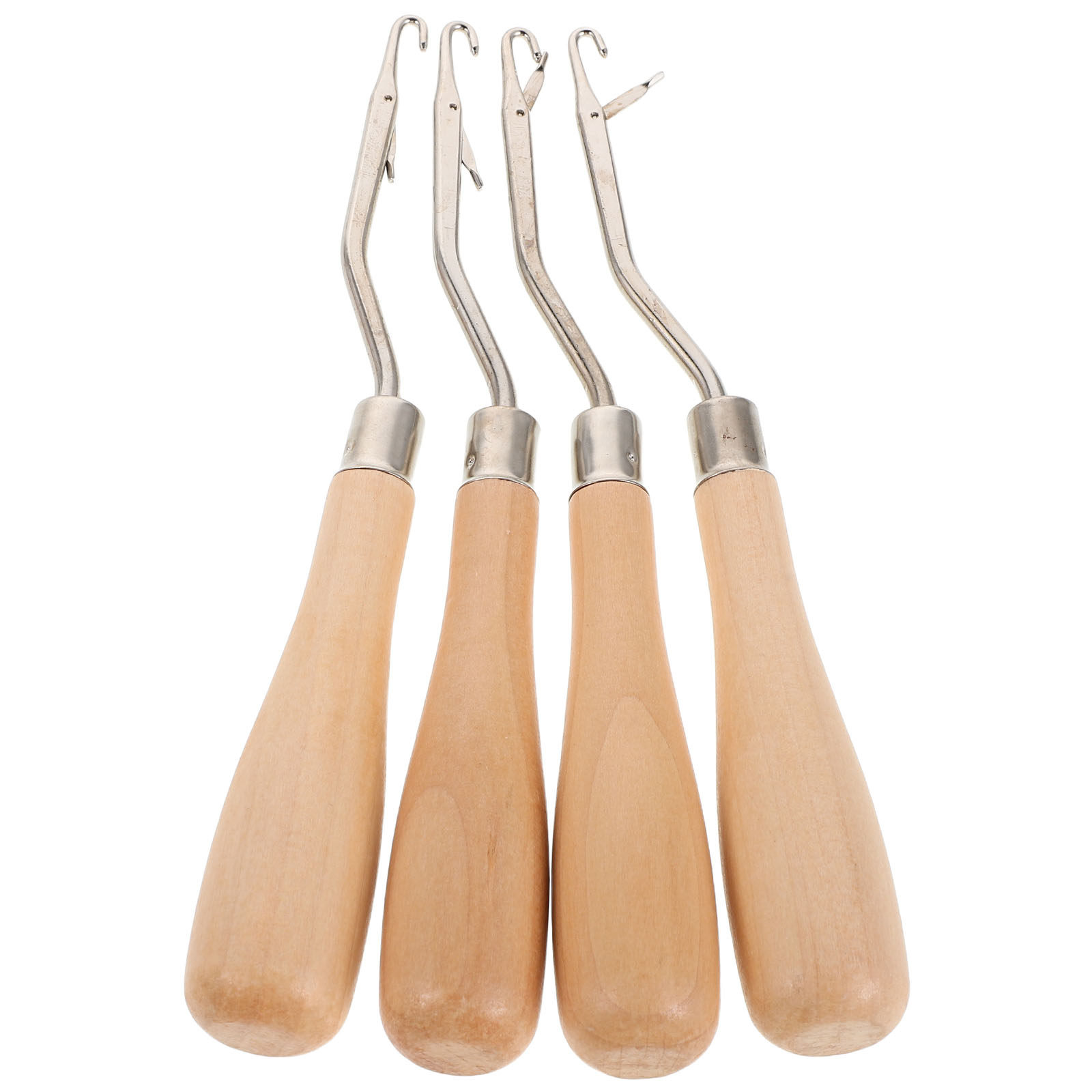 4Pcs Crochet Hooks Ergonomic W - Wooden Crochet Hooks Ergonomic Handle recension och pris