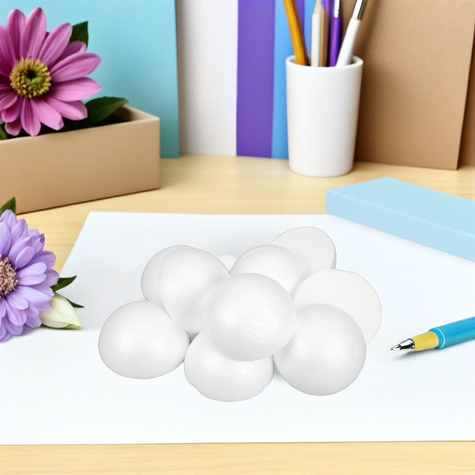 24Pcs Foam Hemisphere High Den - Painting Supplies recension och pris