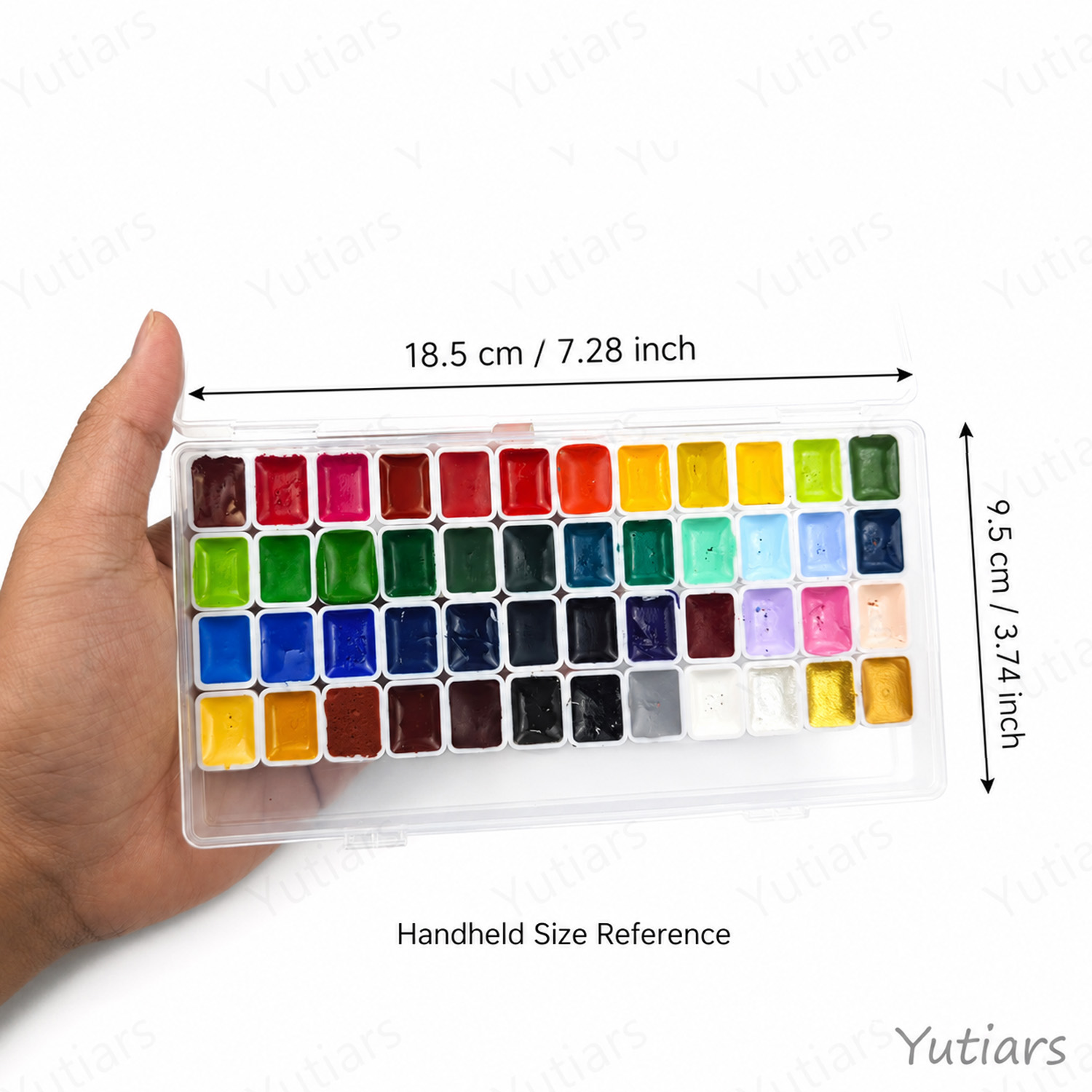 48 Colors Professional Granula - Watercolor Paint Set Solid Pigment recension och pris