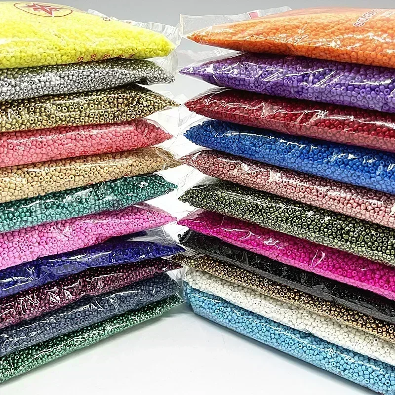 10g Colorful Glass Seed Beads  - Glass Seed Beads 2Mm Jewelry Making recension och pris