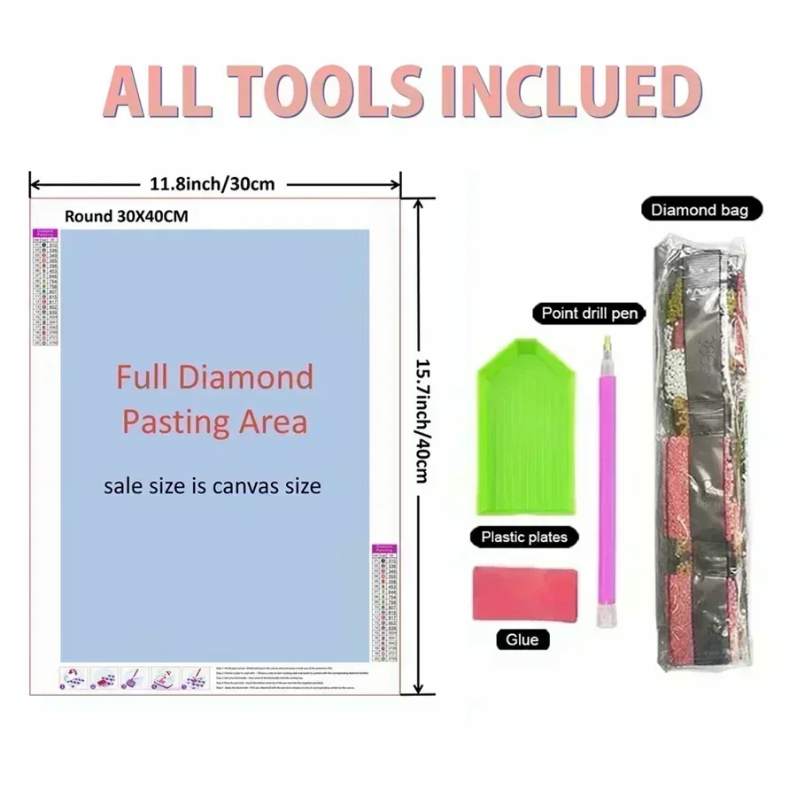 Artist Monet Famous Paintings  - 5D Diamond Painting Kit Full Drill recension och pris