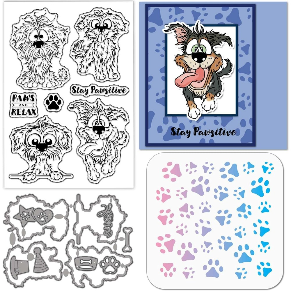 Comic Dog Clear Silicone Stamp - Clear Silicone Stamps For Card Making recension och pris