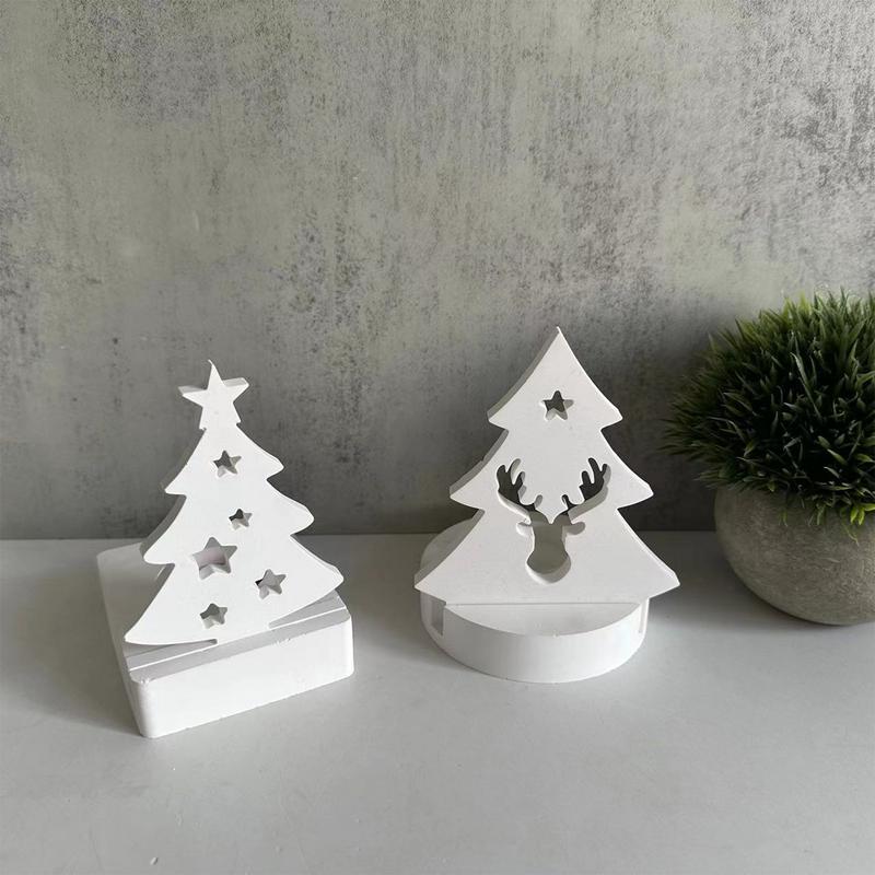 Christmas Tree Candle Base Sil - Silicone Epoxy Resin Molds Set recension och pris