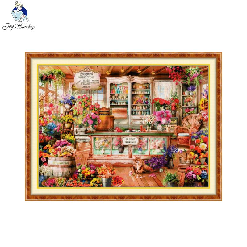 Joy Sunday Flower Shop Pattern - Cotton Embroidery Thread Skeins recension och pris