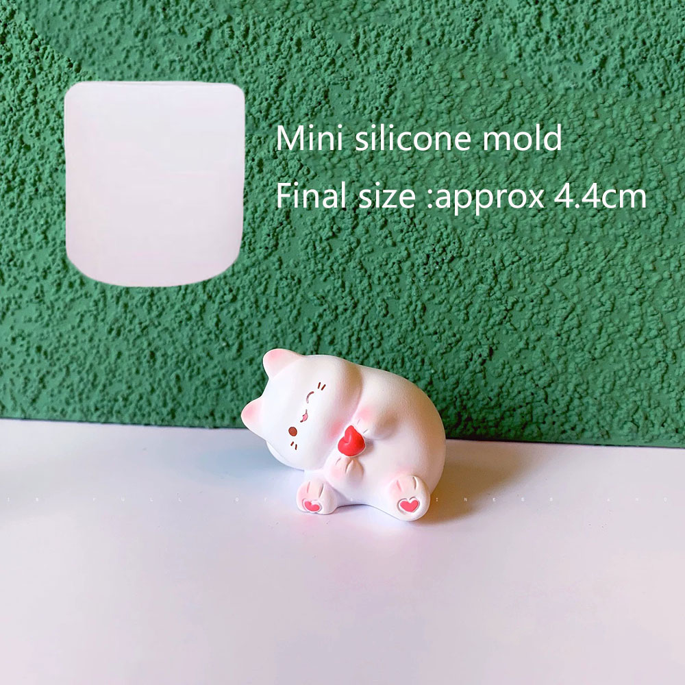 3D Cat Silicone Mold Set Plast - Silicone Epoxy Resin Molds Set recension och pris
