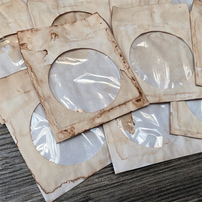 5 Pieces Vintage Coffee Dyed T - Vintage Junk Journal Scrapbooking Paper recension och pris