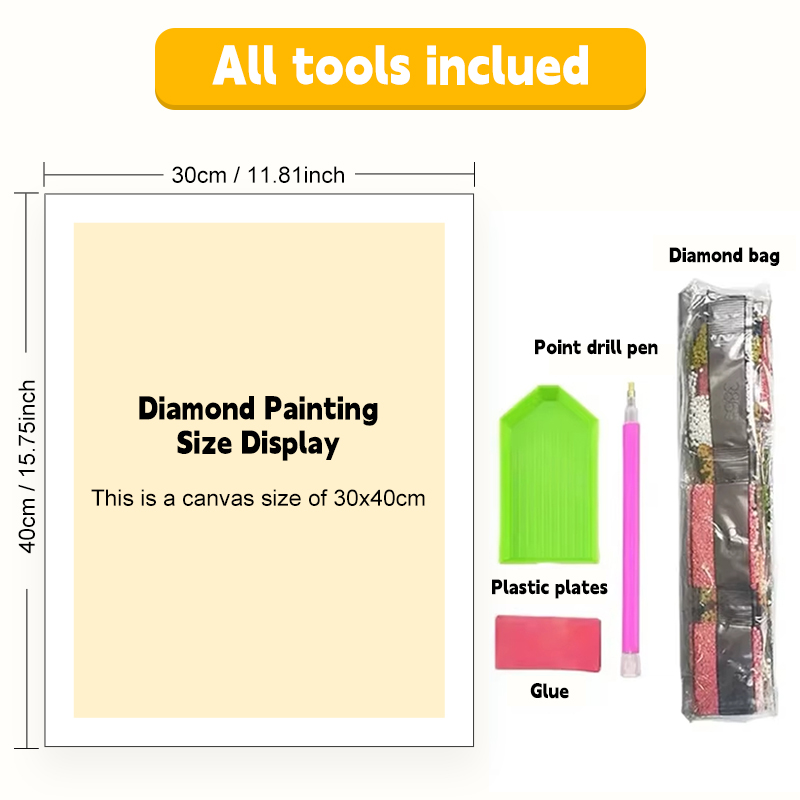 5D DIY Diamond Painting Japan  - 5D Diamond Painting Kit Full Drill recension och pris