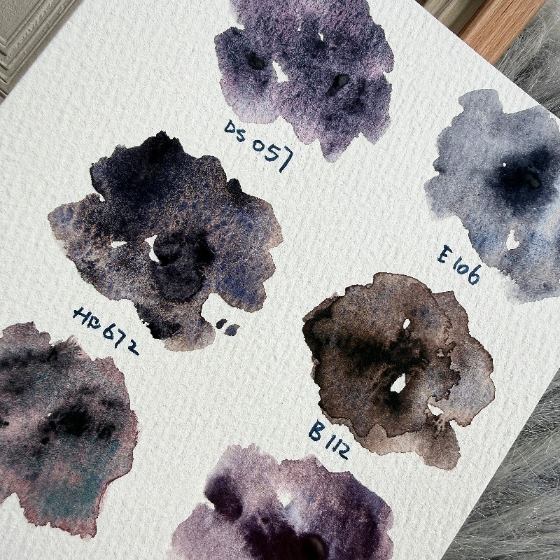 6 Colors 1ml White Night Colle - Watercolor Paint Set Solid Pigment recension och pris