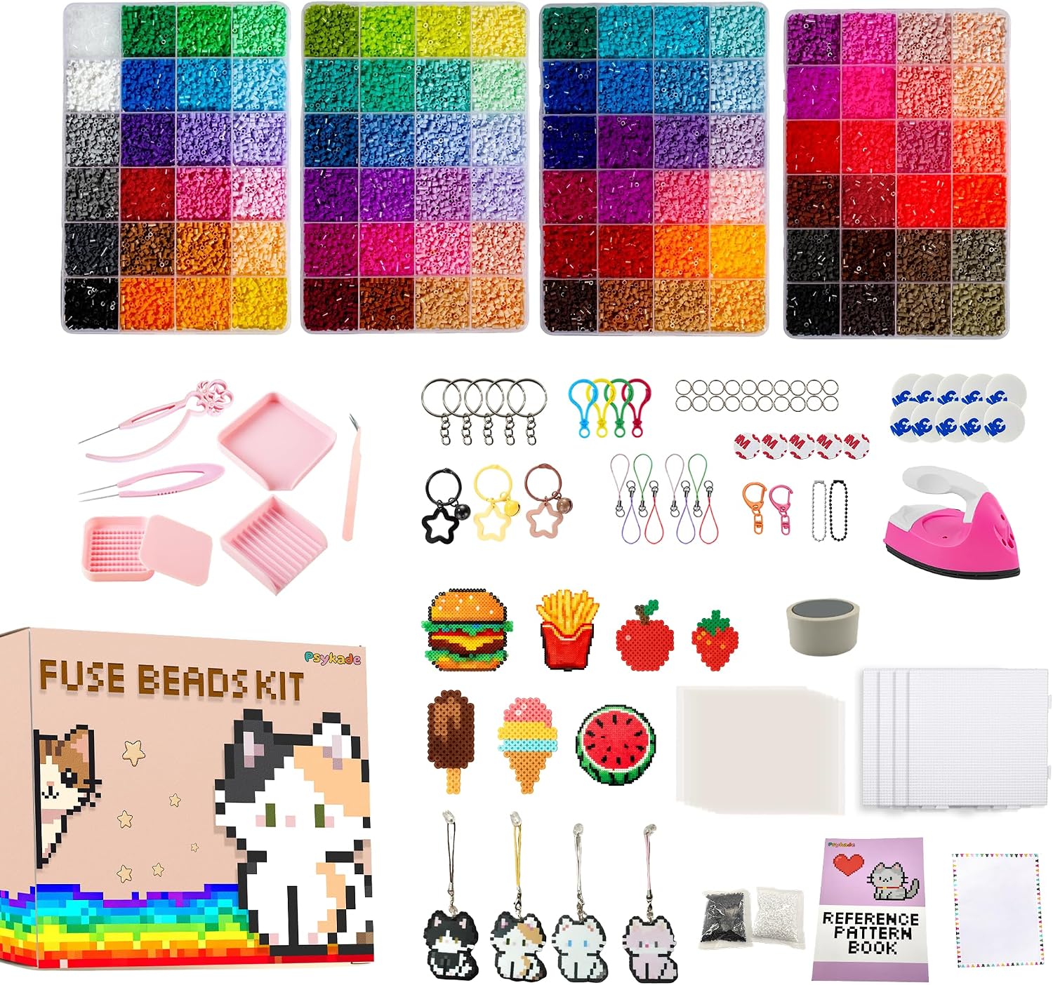 Fuse Beads Kit-Easy DIY-96 Col - Beading recension och pris